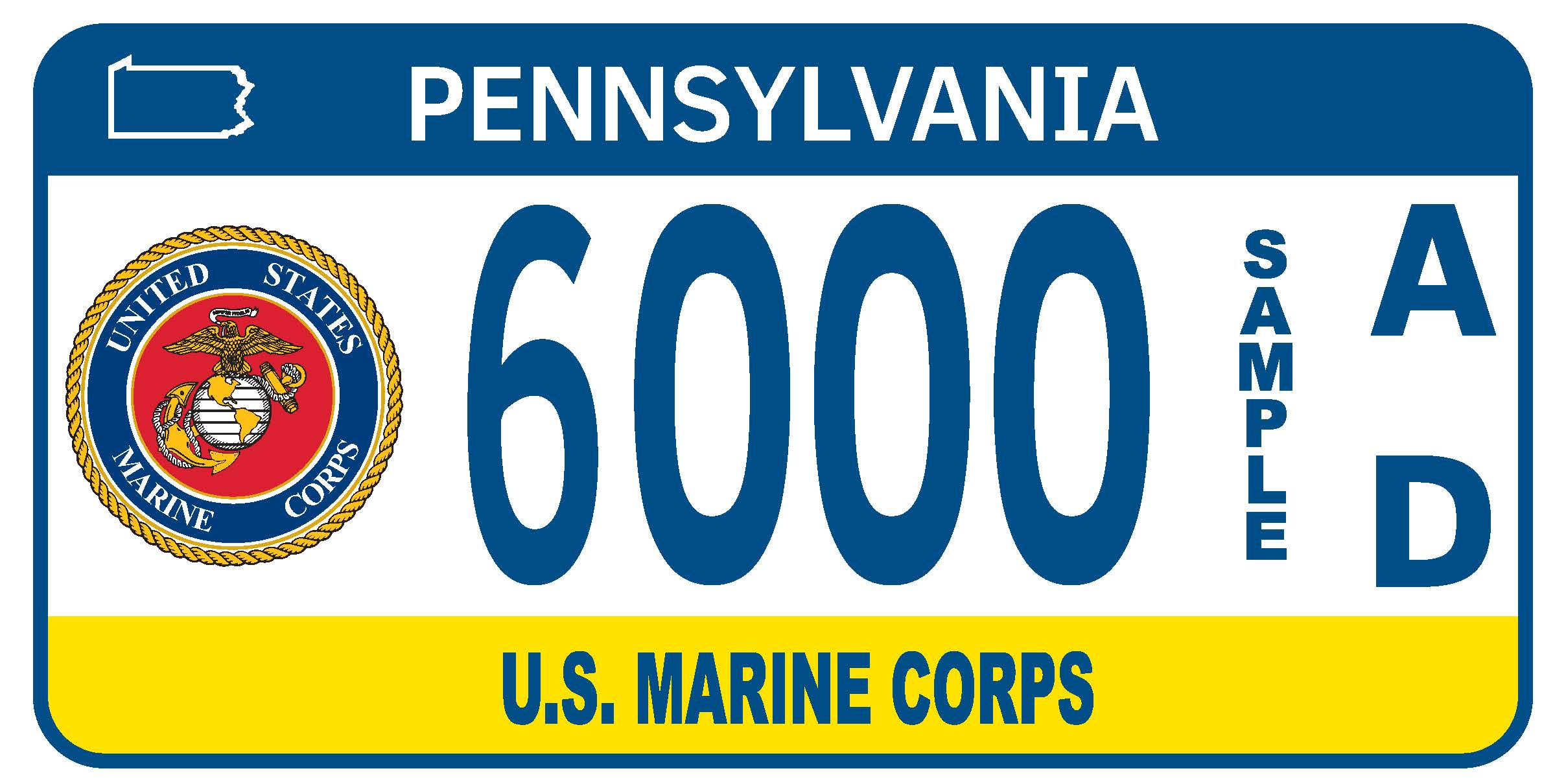 marines license plate