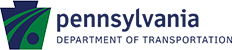 Logo of the Pennsylvania Department of Transportation with Keystone graphic