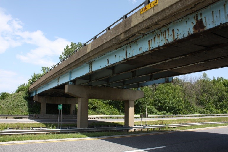 The Beckman Road bridge will be replaced during the next I-90 reconstruction project. 