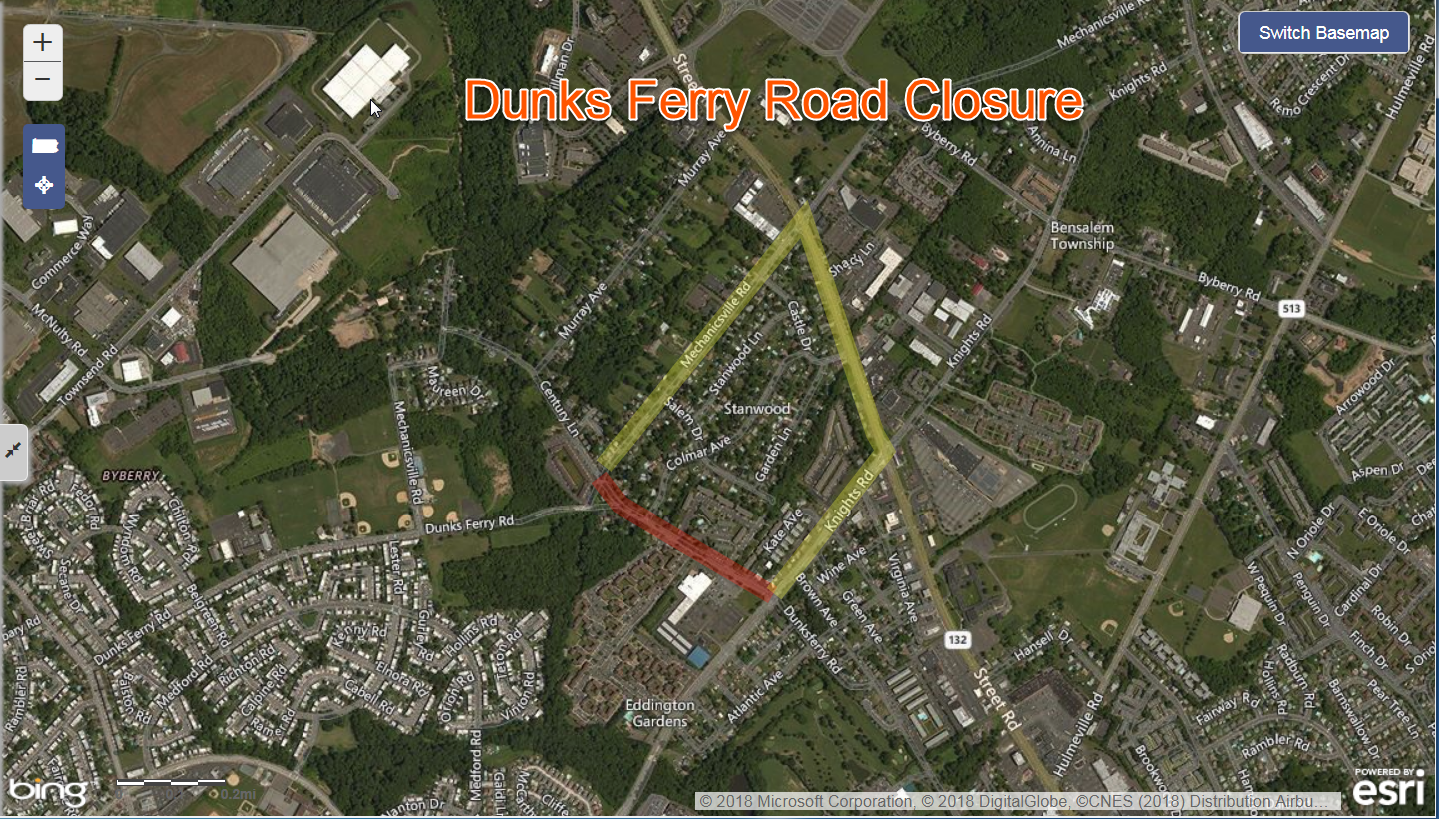 Dunks Ferry Road Closure.png