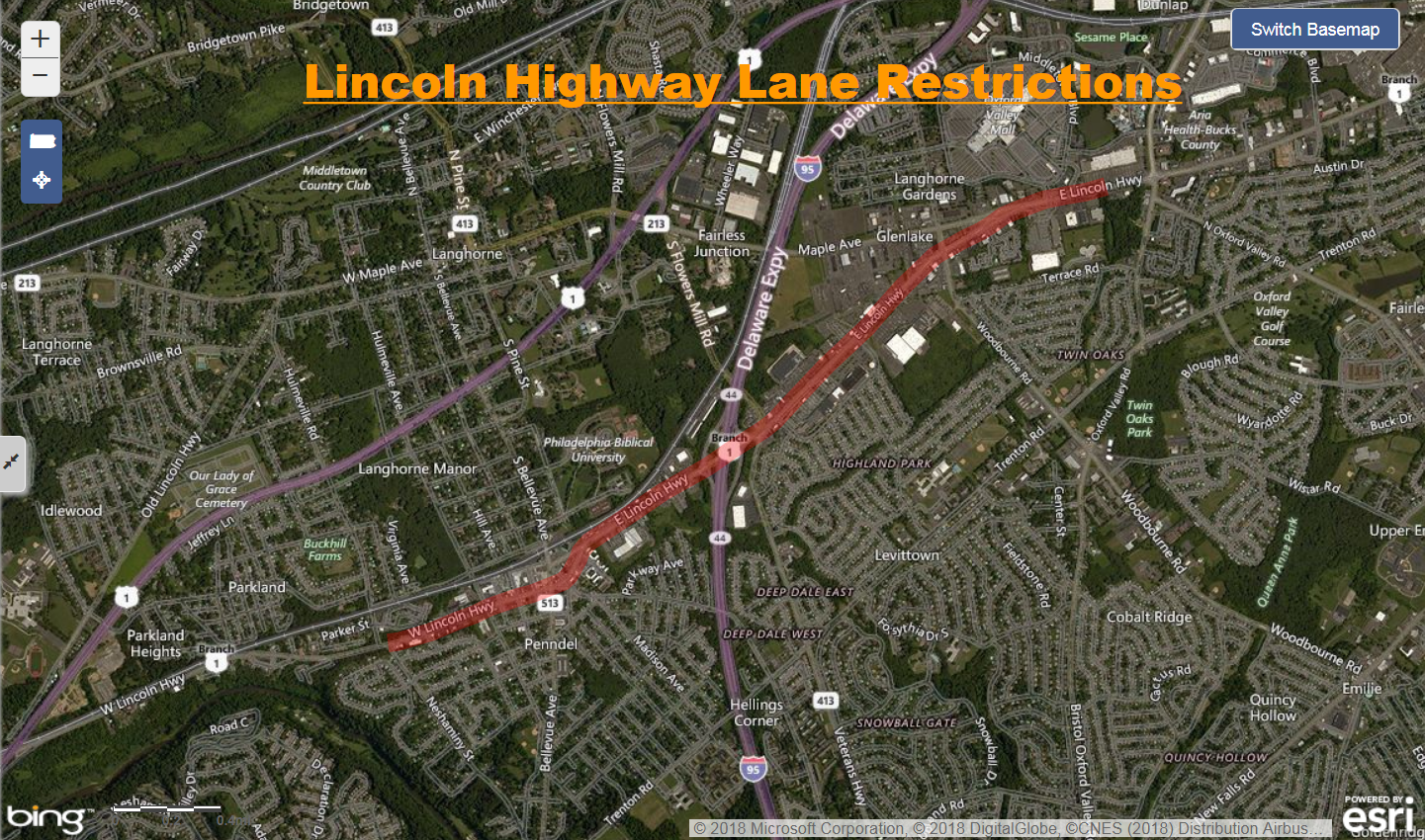 Lincoln Hwy Lane Restrictions.PNG