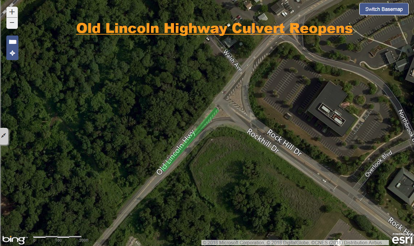 Old Lincoln Hwy Culvert Reopens.PNG