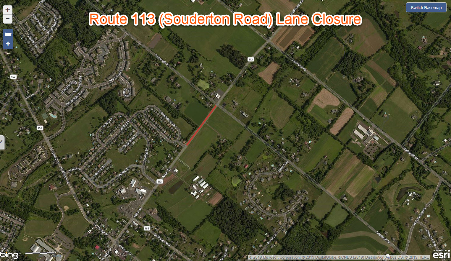 Route 113 Lane Closure Hilltown Township.jpg
