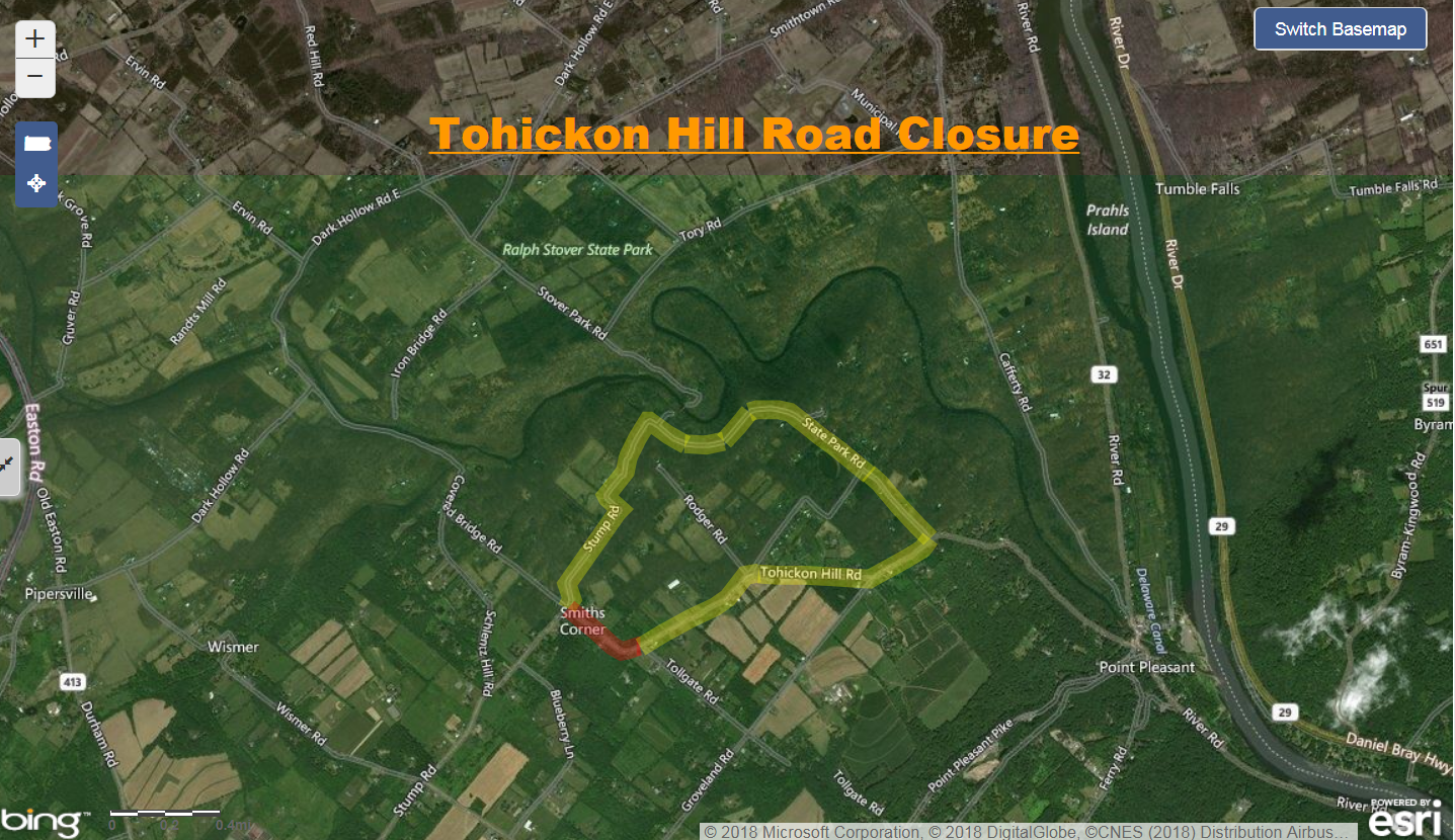 Tohickon Hill Road Closure 12-6.PNG