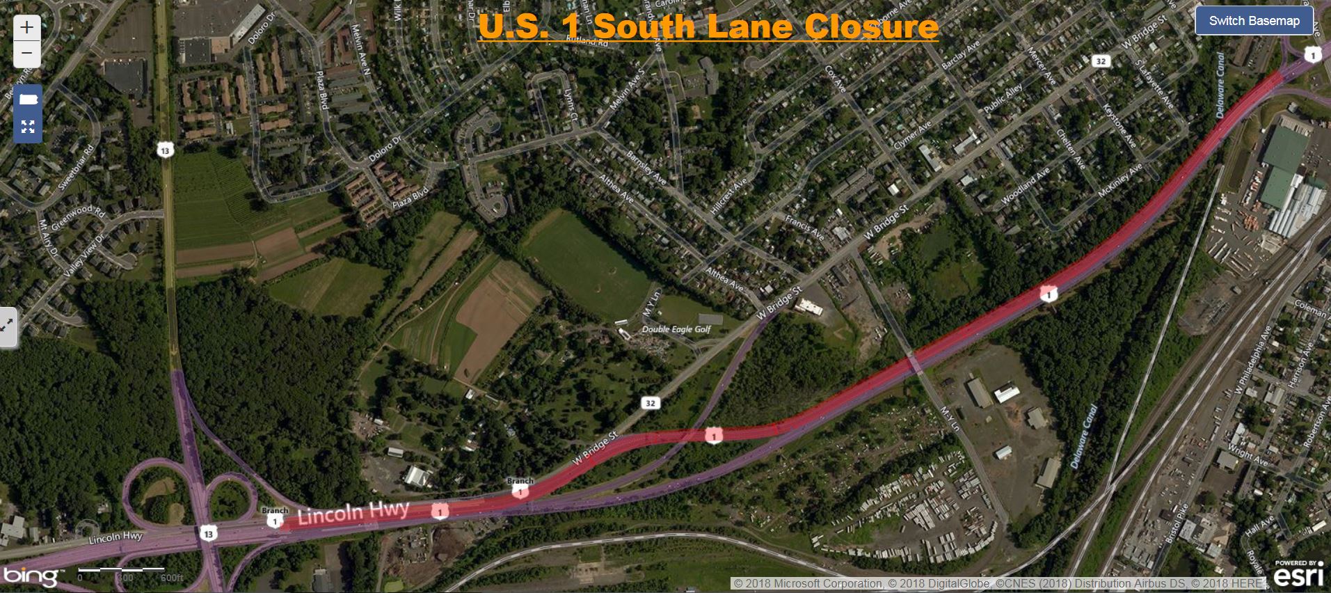 US1 SB Lane Closure.JPG