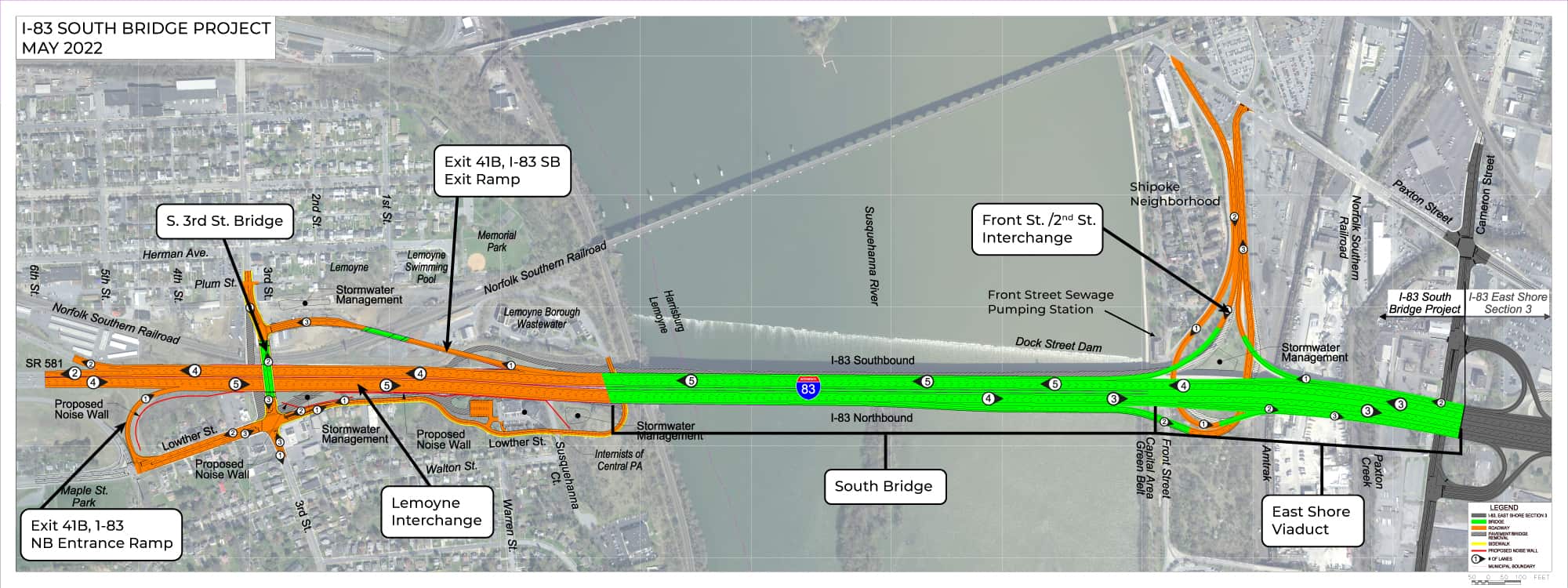 i-83 south bridge project plan