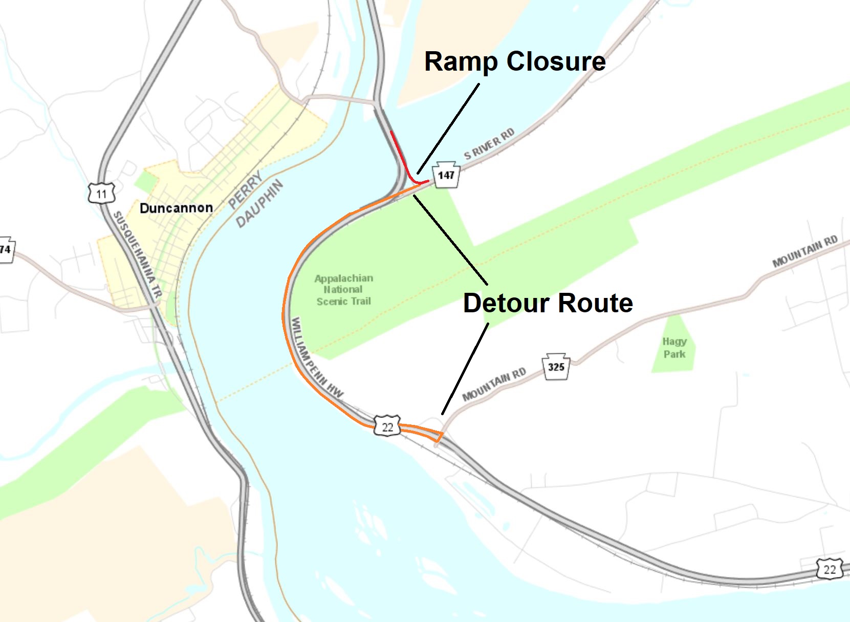 22-104 ramp closure map Dauphin 11.22.23.JPG