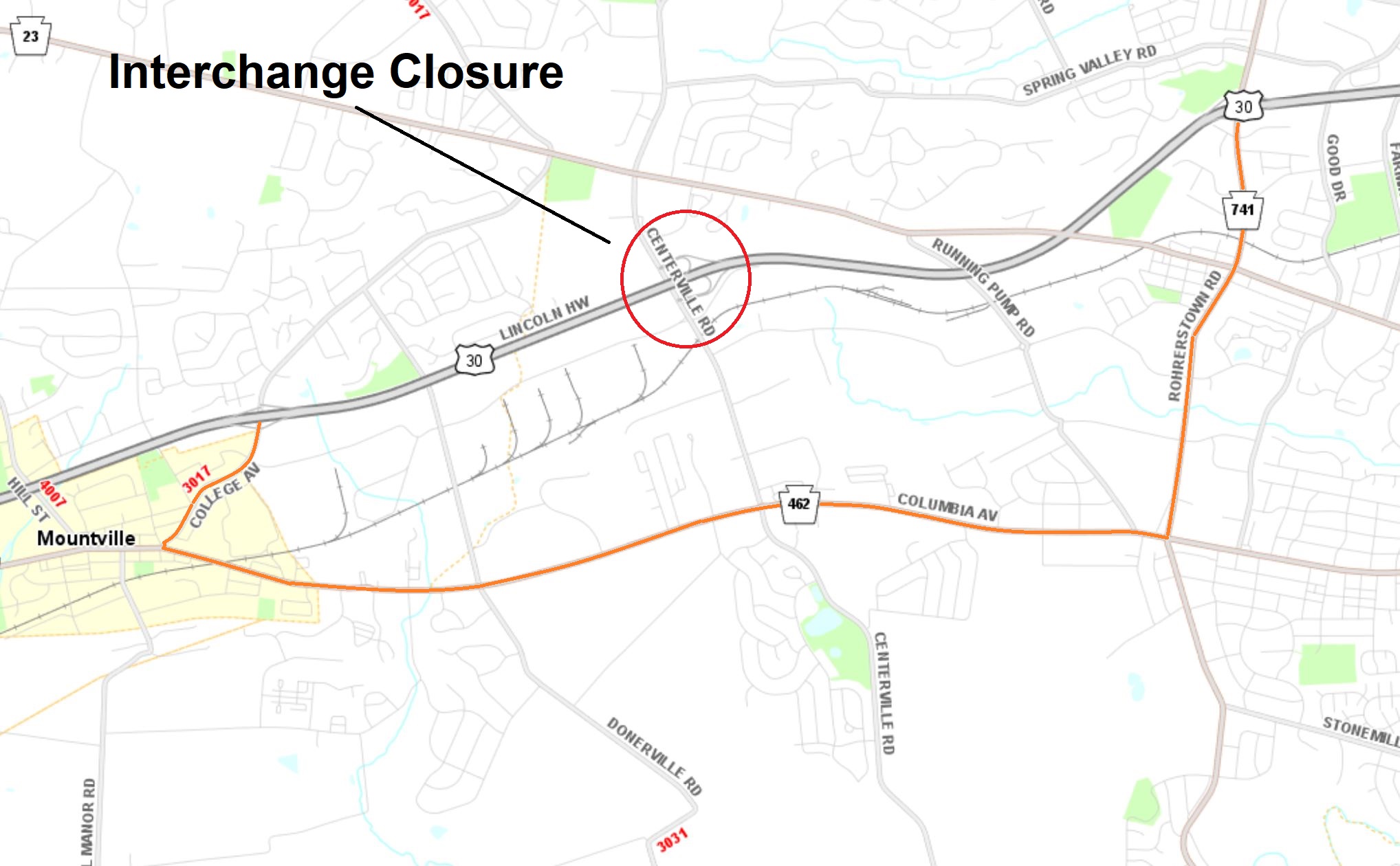 4057-002 interchange closure Lancaster 10.26.23.JPG