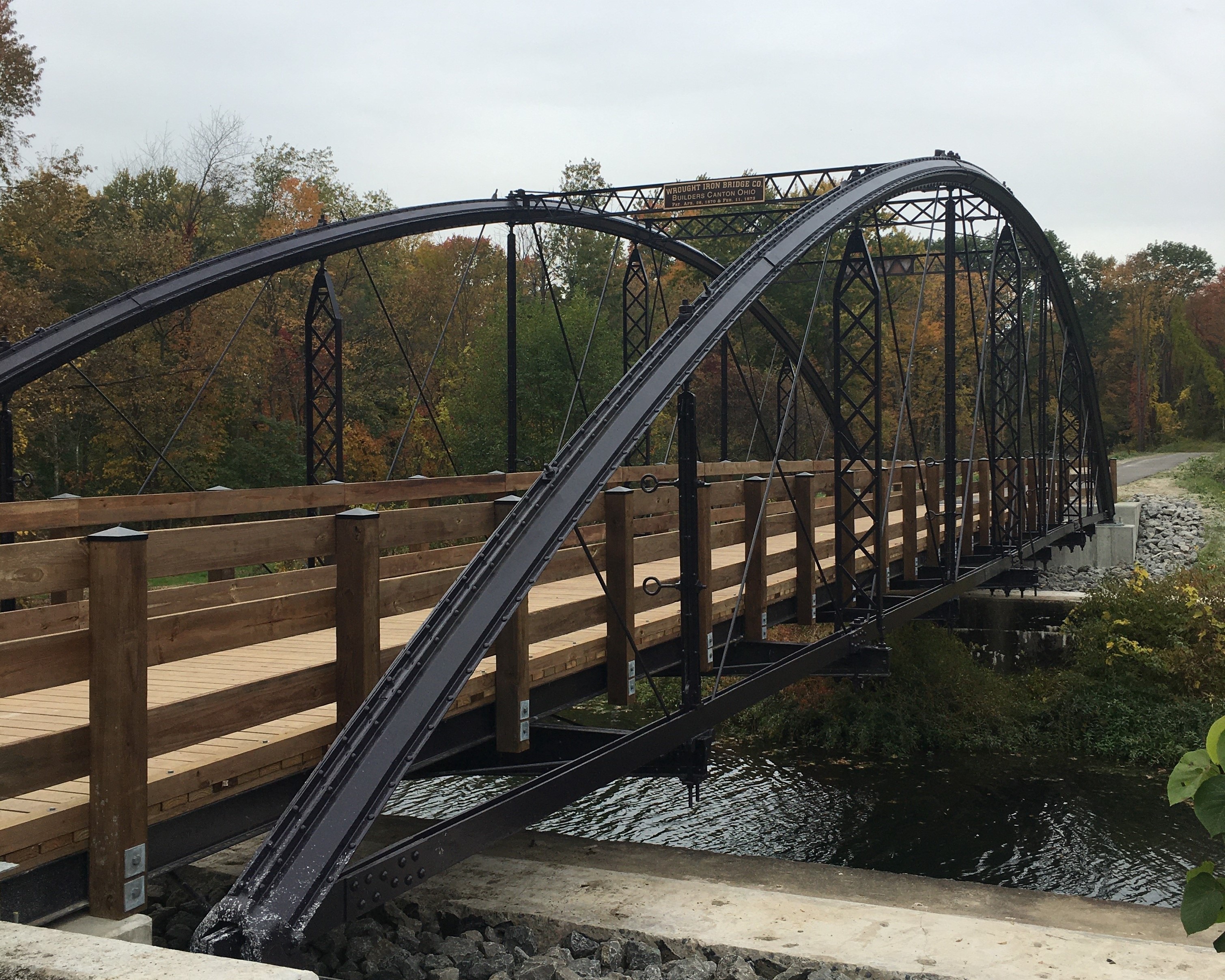 Messerall Bridge being relocated
